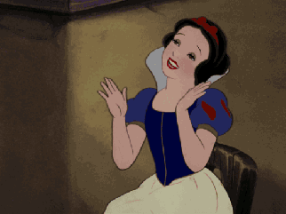 1. snow white gif